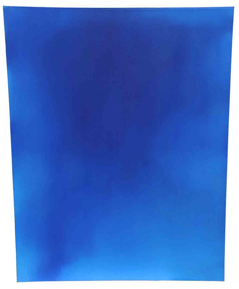 Blu, serie Cromie, 2021, olio e pigmento su tela, 120x100 cm