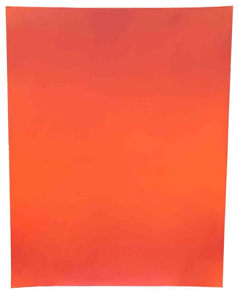 Arancio, serie Cromie, 2021, olio e pigmento su tela, 120x100 cm