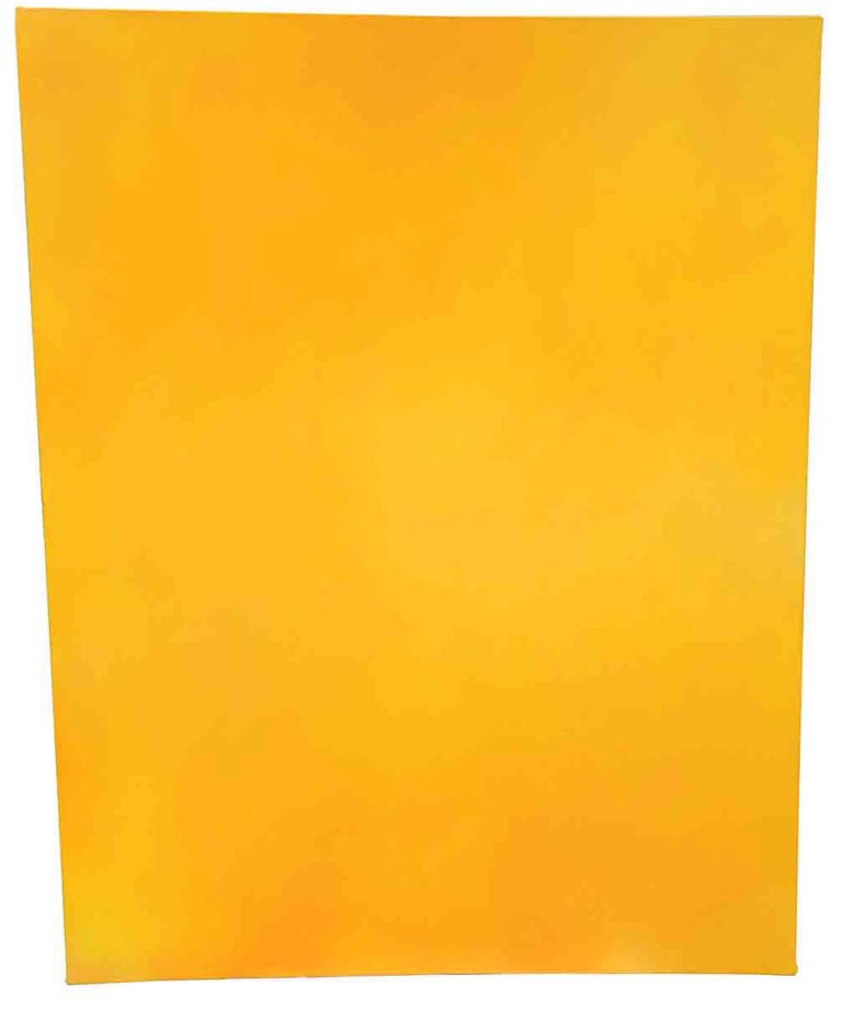 Giallo, serie Cromie, 2021, olio e pigmento su tela, 120x100 cm